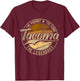 Tacoma WA | Washington | Vintage Distressed T-Shirt - T-Shirt | Maroon