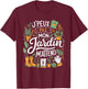 J'Peux Pas Mon Jardin M'Attend Drôle Jardinage T-Shirt - T-Shirt | Maroon
