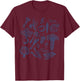 Vintage 90s Tattoo Gardening Vegetable Veggie Lovers T-Shirt - T-Shirt | Maroon