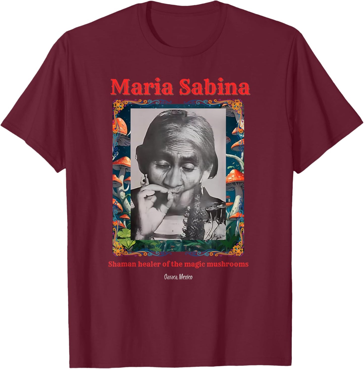 Standard Maria Sabina T-Shirt - T-Shirt | Maroon