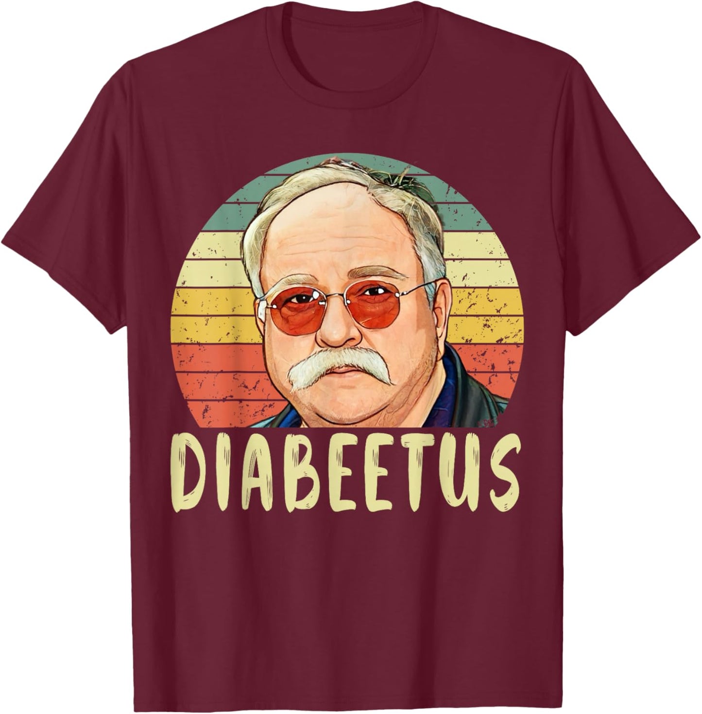 Funny Diabetic Diabetes Type 1 2 Awareness Pancreas Humor T-Shirt - T-Shirt | Maroon