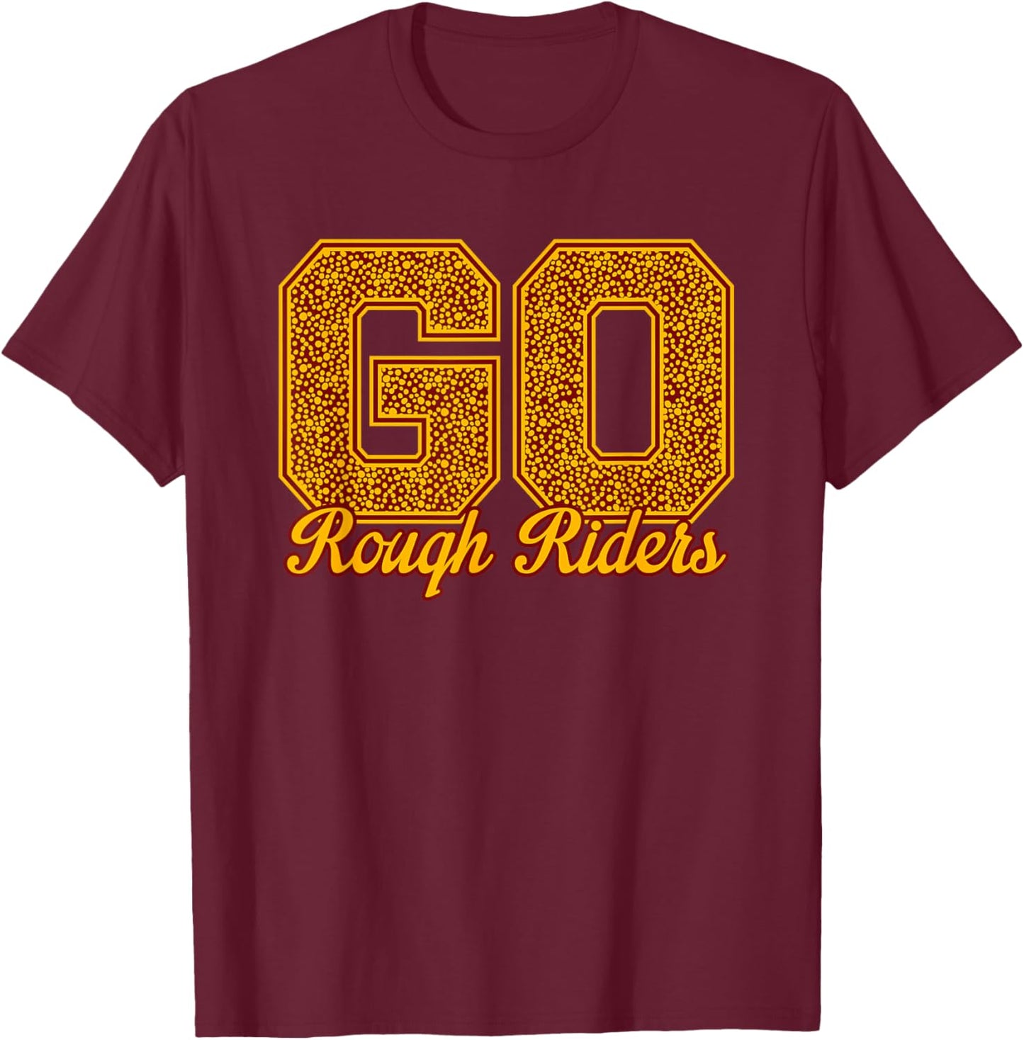 Roosevelt Rough Riders GO! School Pride T-Shirt - T-Shirt | Maroon