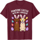 Labrador Retriever Bunny Springs Eggs Easter Lab Dog Women T-Shirt - T-Shirt | Maroon