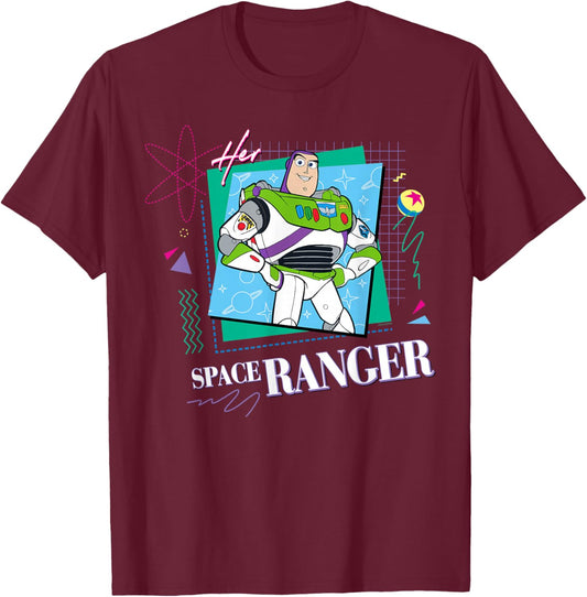Disney & Pixar’s Toy Story Couples Matching Her Space Ranger T-Shirt - T-Shirt | Maroon