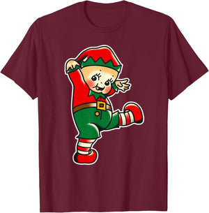 Kewpie Baby Elf T-Shirt - T-Shirt | Maroon