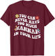 Retro Groovy Du Kannst nie zu viel Hannah in deinem Leben haben T-Shirt - T-Shirt | Maroon