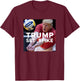Trump Set Spike Funny Political Volleyball Player Humor Meme T-Shirt - T-Shirt | Maroon