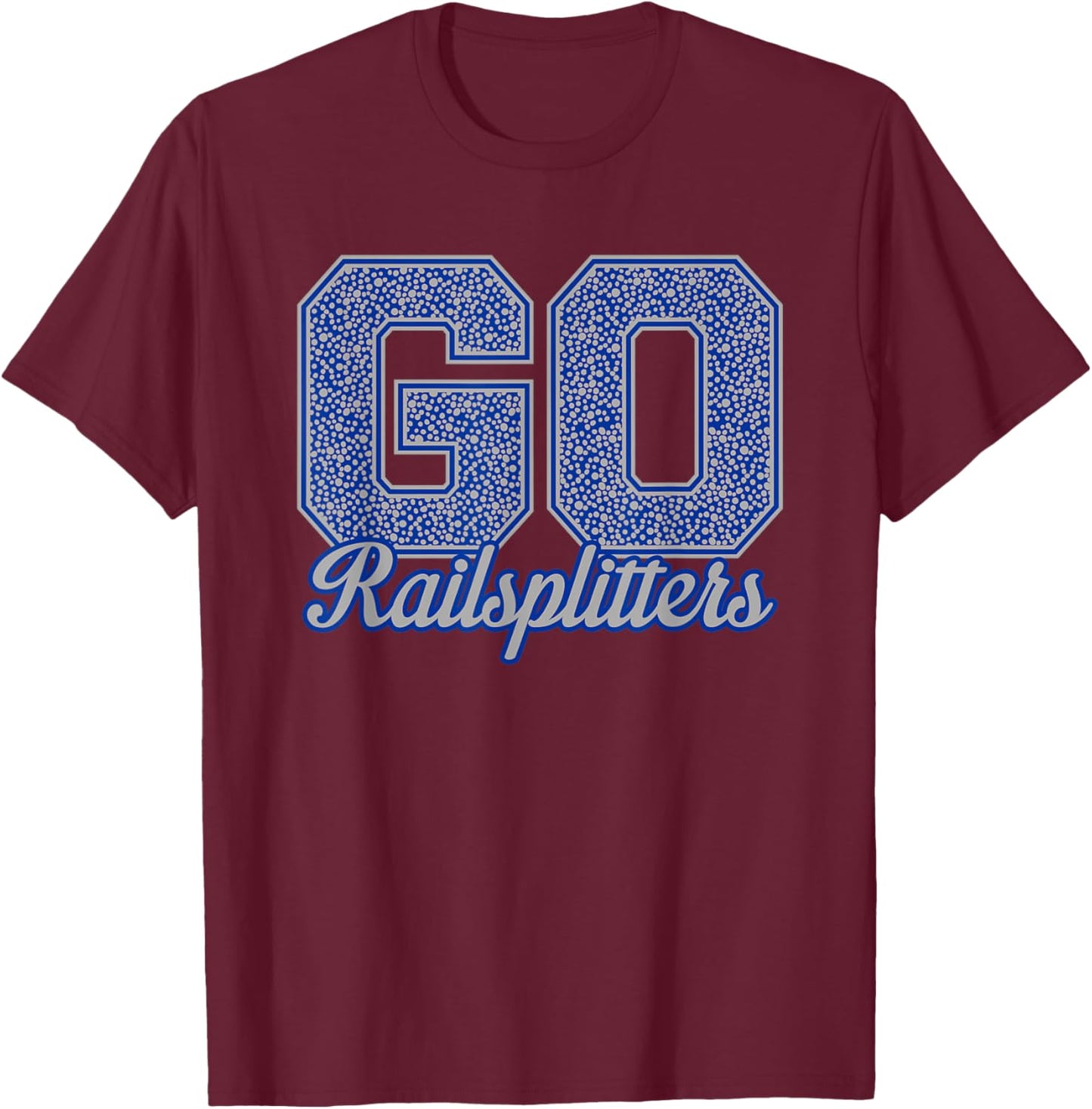 Lincoln Railsplitters GO! School Pride T-Shirt - T-Shirt | Maroon