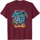 Yu-GiOh! White Dragon with Blue Eyes PAPL2500 , Black, S T-Shirt - T-Shirt | Maroon