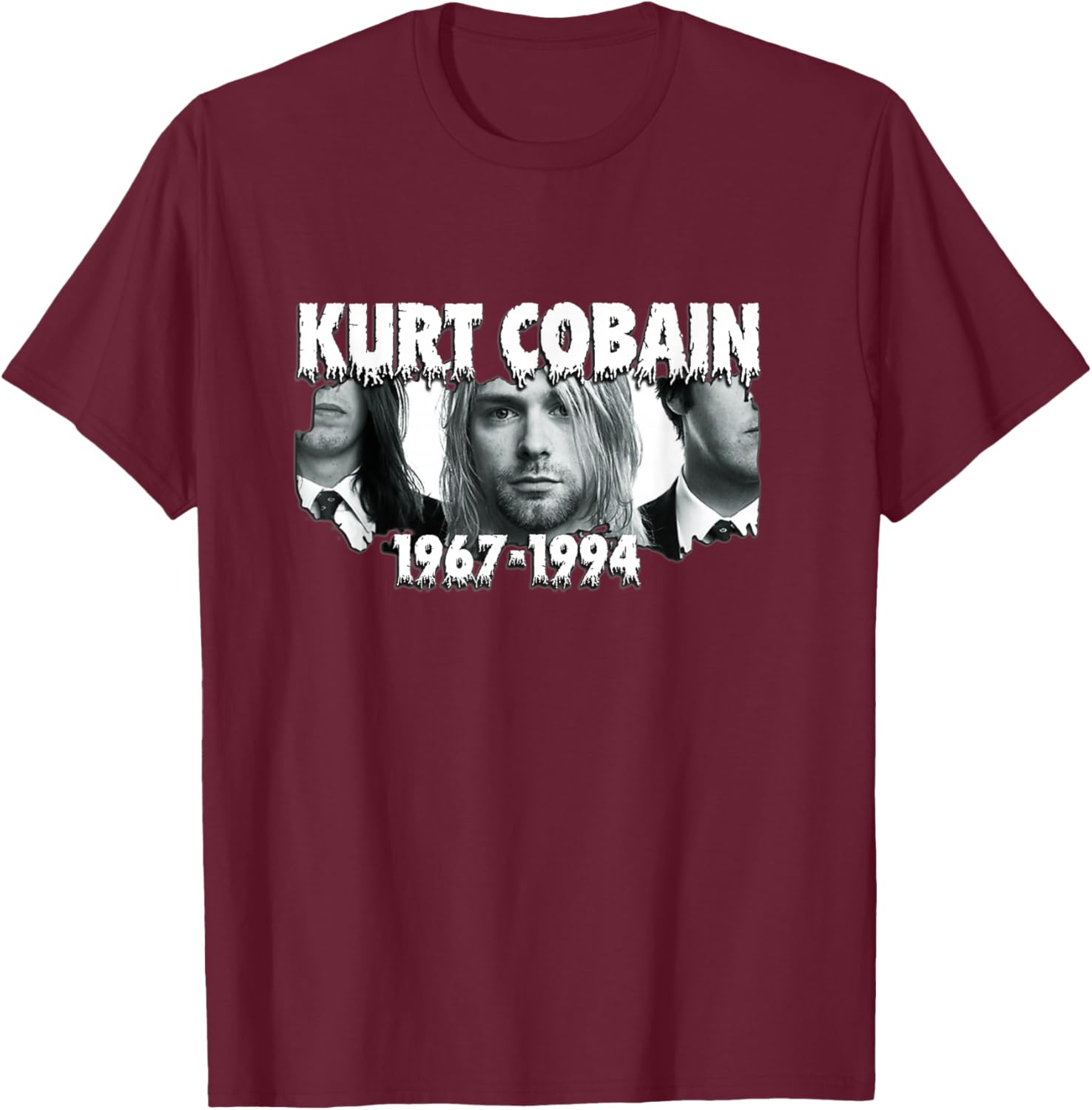 Alternative Rock_Grunge_001 T-Shirt - T-Shirt | Maroon
