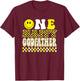 One Happy Dude Godfather 1st Birthday Family Matching T-Shirt - T-Shirt | Maroon