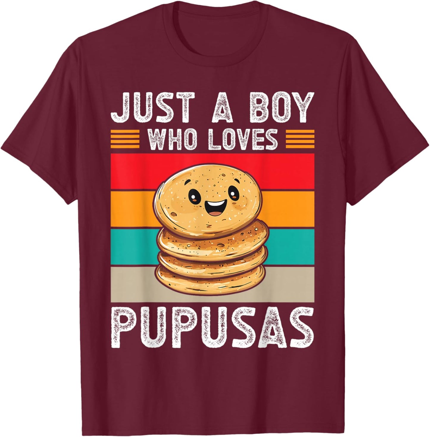 Pupusa T-Shirt - T-Shirt | Maroon