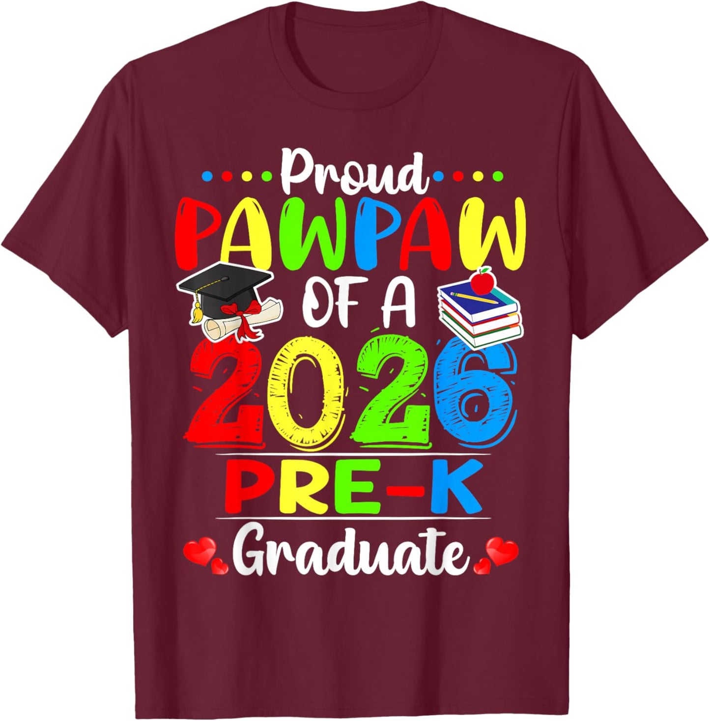 Graduation T-Shirt - T-Shirt | Maroon