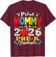 Proud Mommy of 2026 Pre-K Graduate Mothers Day Graduation T-Shirt - T-Shirt | Maroon