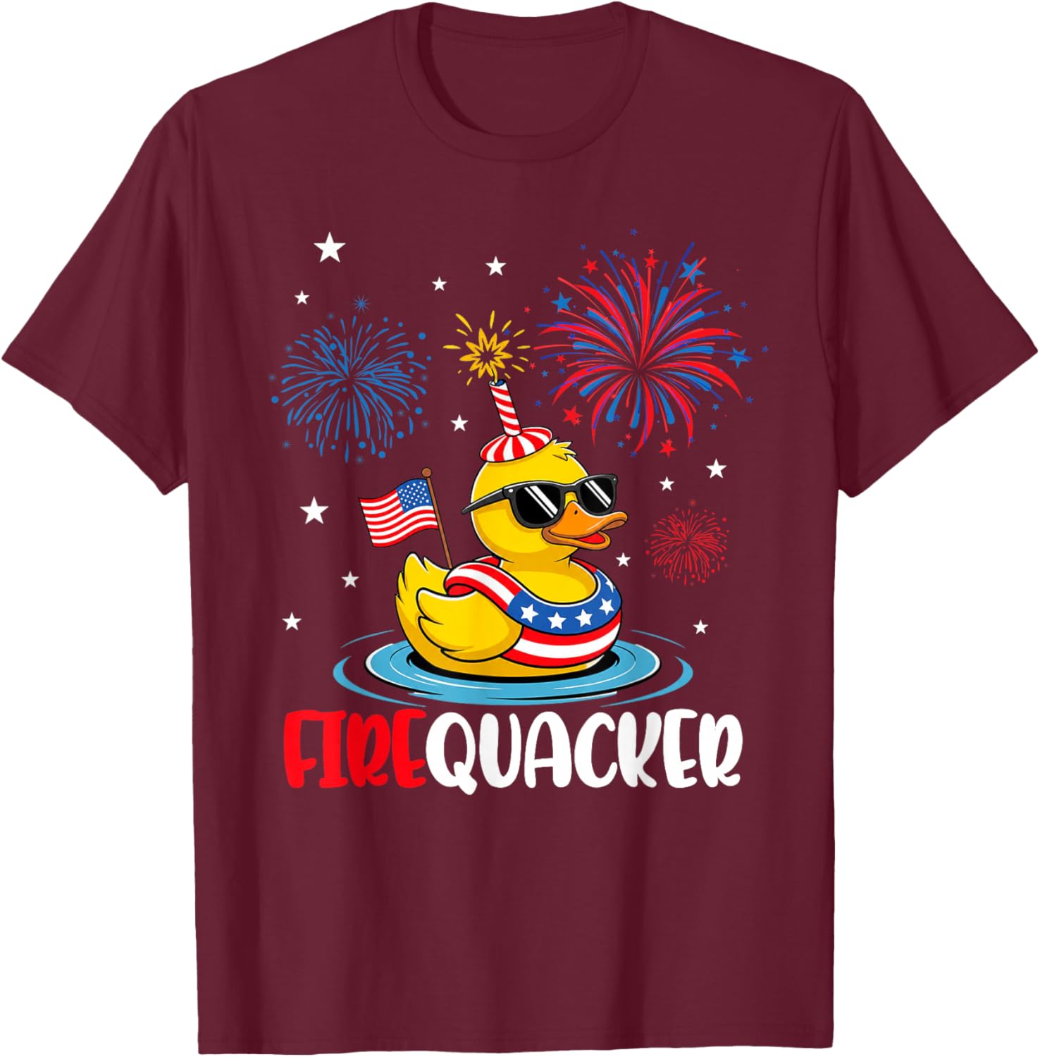 of July T-Shirt - T-Shirt | Maroon