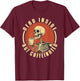 Procaffeinating Coffee Apparel Dead Inside But Caffeinated , Small, Black T-Shirt - T-Shirt | Maroon