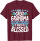 Being A Great Grandma Doesn't Make Me Old Great Grandma T-Shirt - T-Shirt | Maroon