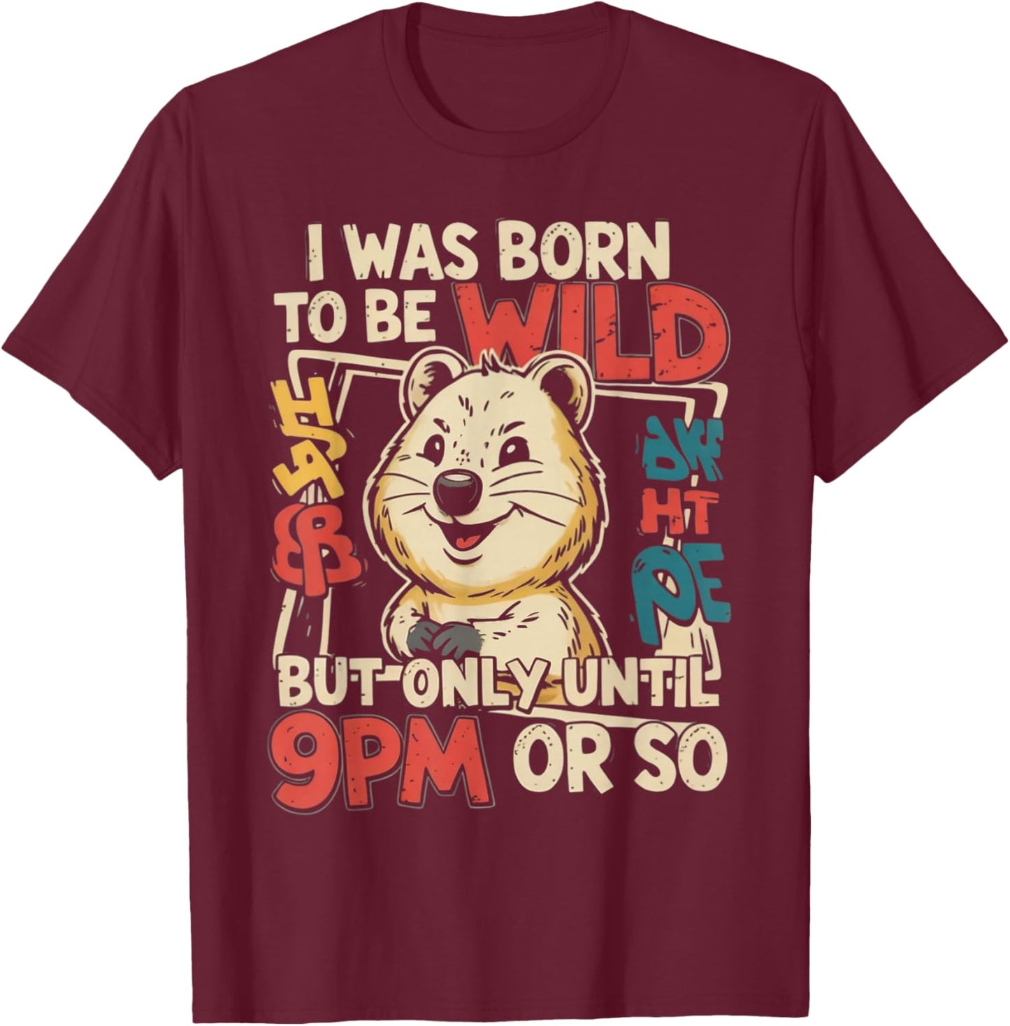 Quokkas Make Happy Australian Quokkas Happy Animal Quokka T-Shirt - T-Shirt | Maroon