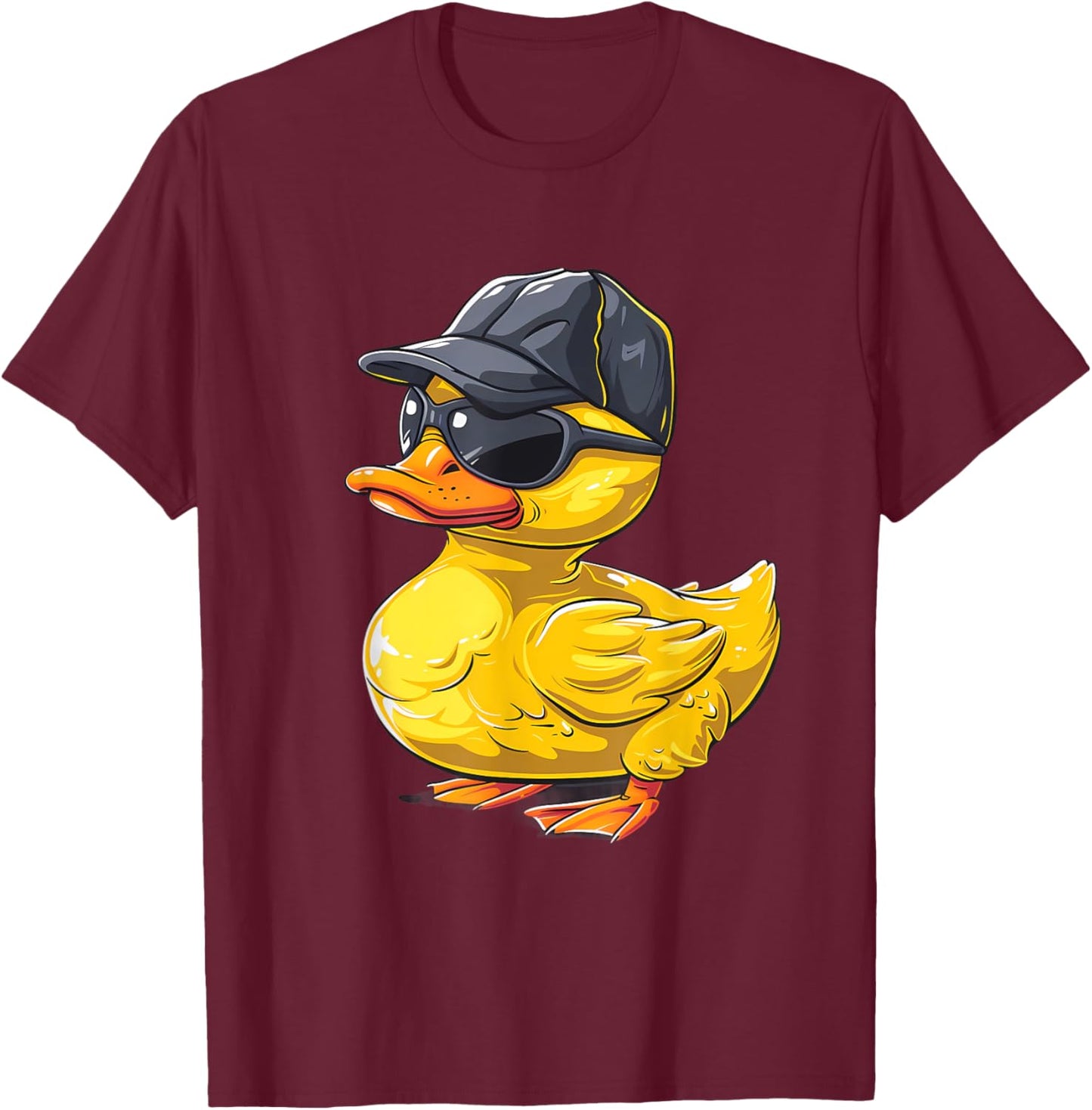 Rubber Duck Rubber Duckie Sunglasses Rubber Duck Lover T-Shirt - T-Shirt | Maroon