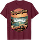 Niagara Falls Road Trip 2026 Summer Vacation Souvenir T-Shirt - T-Shirt | Maroon