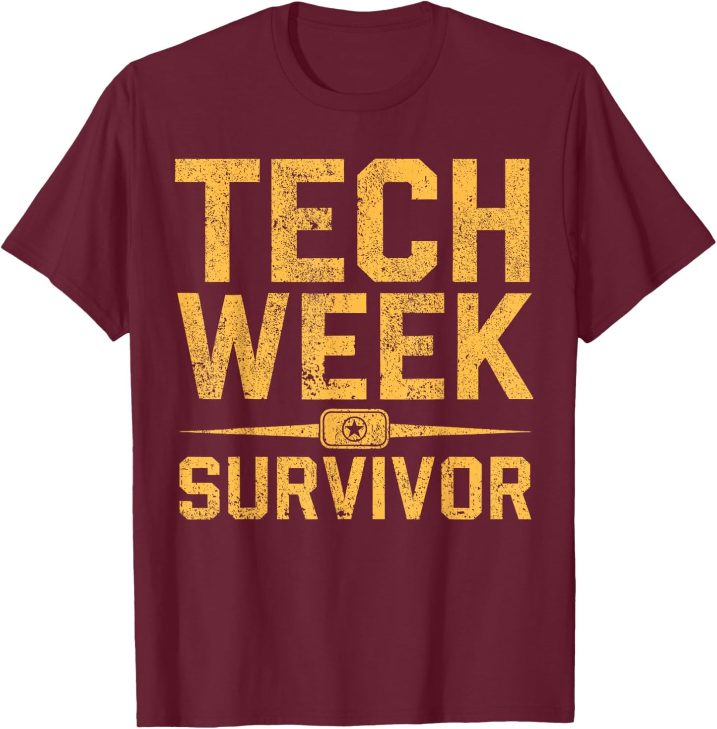 Stage Manager Tech Week Theater Director Theatre Manager T-Shirt - T-Shirt | Maroon
