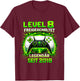Kinder Level 8 Geburtstag Junge Gamer Lustig 2018 8er Geburtstag T-Shirt - T-Shirt | Maroon