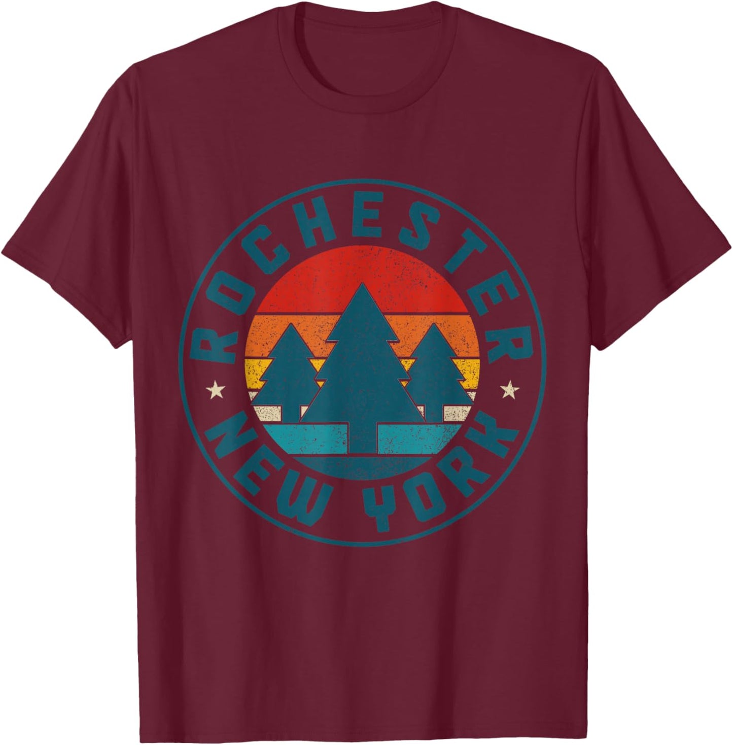 Rochester New York NY Pride Souvenirs T-Shirt - T-Shirt | Maroon