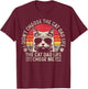 Cat Dad Shirts Funny Cat Dad Father's Day Cat Daddy T-Shirt - T-Shirt | Maroon