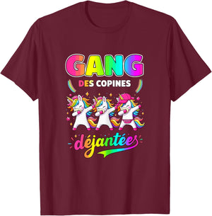 Gang of Girlfriends Dejanted Bride Future Bride EVJF T-Shirt - T-Shirt | Maroon