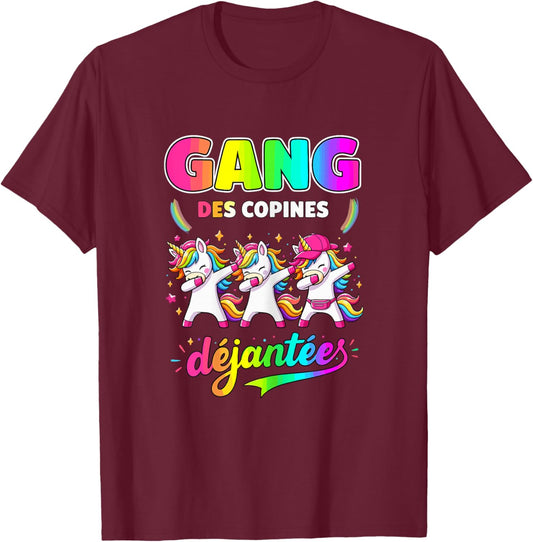 Gang of Girlfriends Dejanted Bride Future Bride EVJF T-Shirt - T-Shirt | Maroon