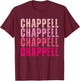 Chappell Personalized Name I Love Chappell Vintage T-Shirt - T-Shirt | Maroon