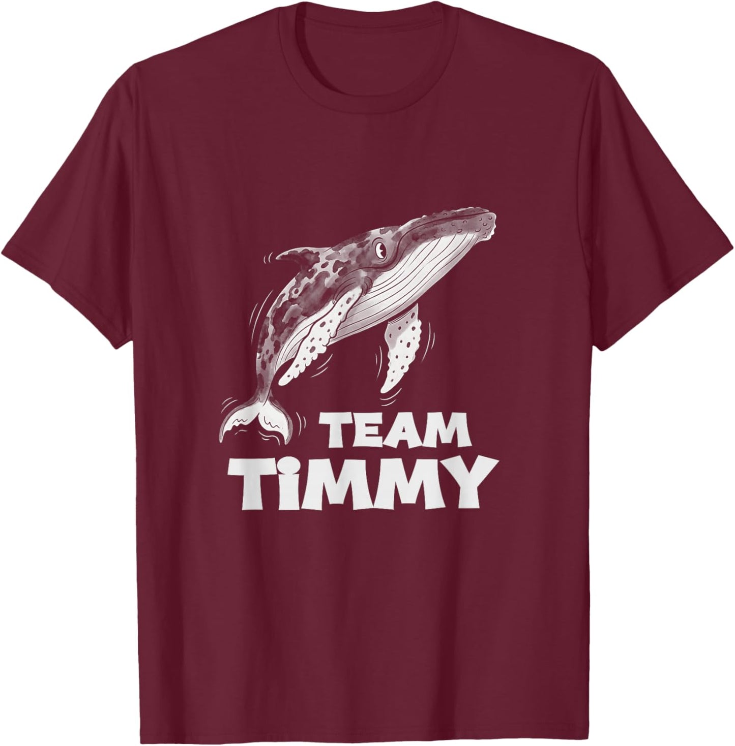 Mannschaft Timmy der Ostseewal T-Shirt - T-Shirt | Maroon