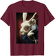 Pocketwatch Rabbit T-Shirt - T-Shirt | Maroon