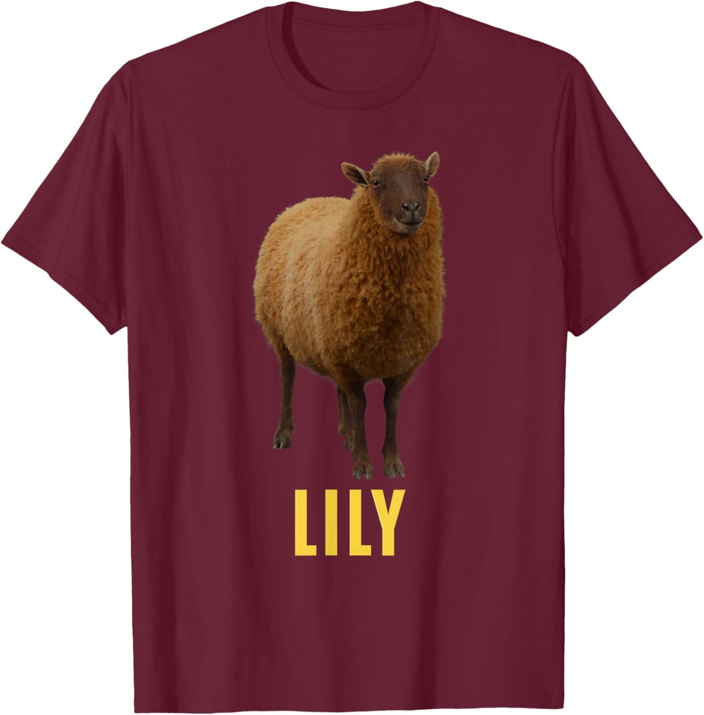Lily T-Shirt - T-Shirt | Maroon