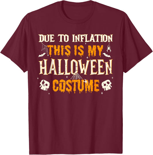 This is My Halloween Costume Men Women Funny Halloween 2025 T-Shirt - T-Shirt | Maroon