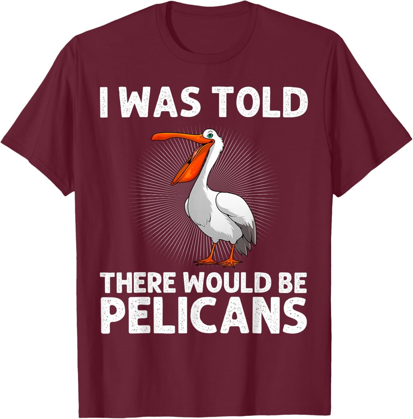 Cool Pelican Design Women Kids Pelican Bird Pelican T-Shirt - T-Shirt | Maroon