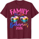 Bahamas Vacation 2026 Souvenir Matching Family Group T-Shirt - T-Shirt | Maroon