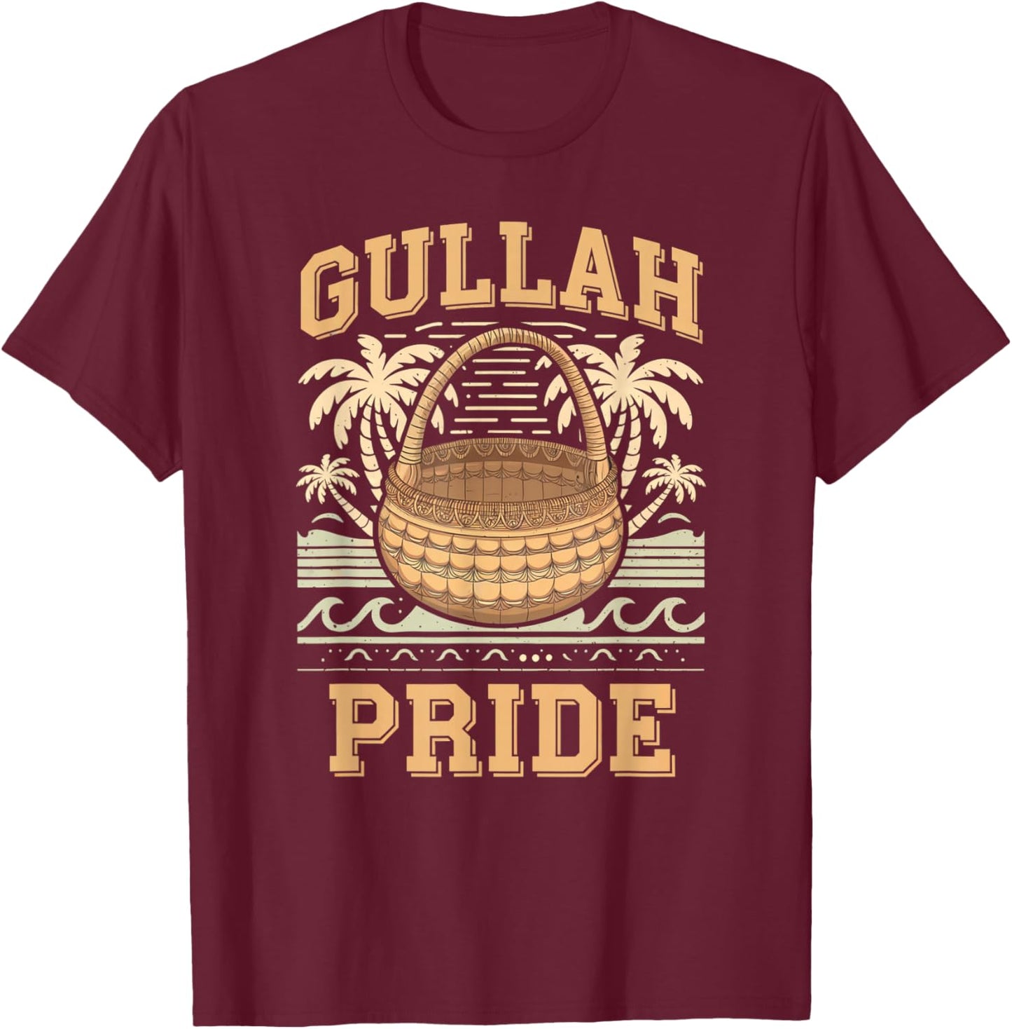 Gullah Culture – Celebrating Lowcountry Heritage T-Shirt - T-Shirt | Maroon