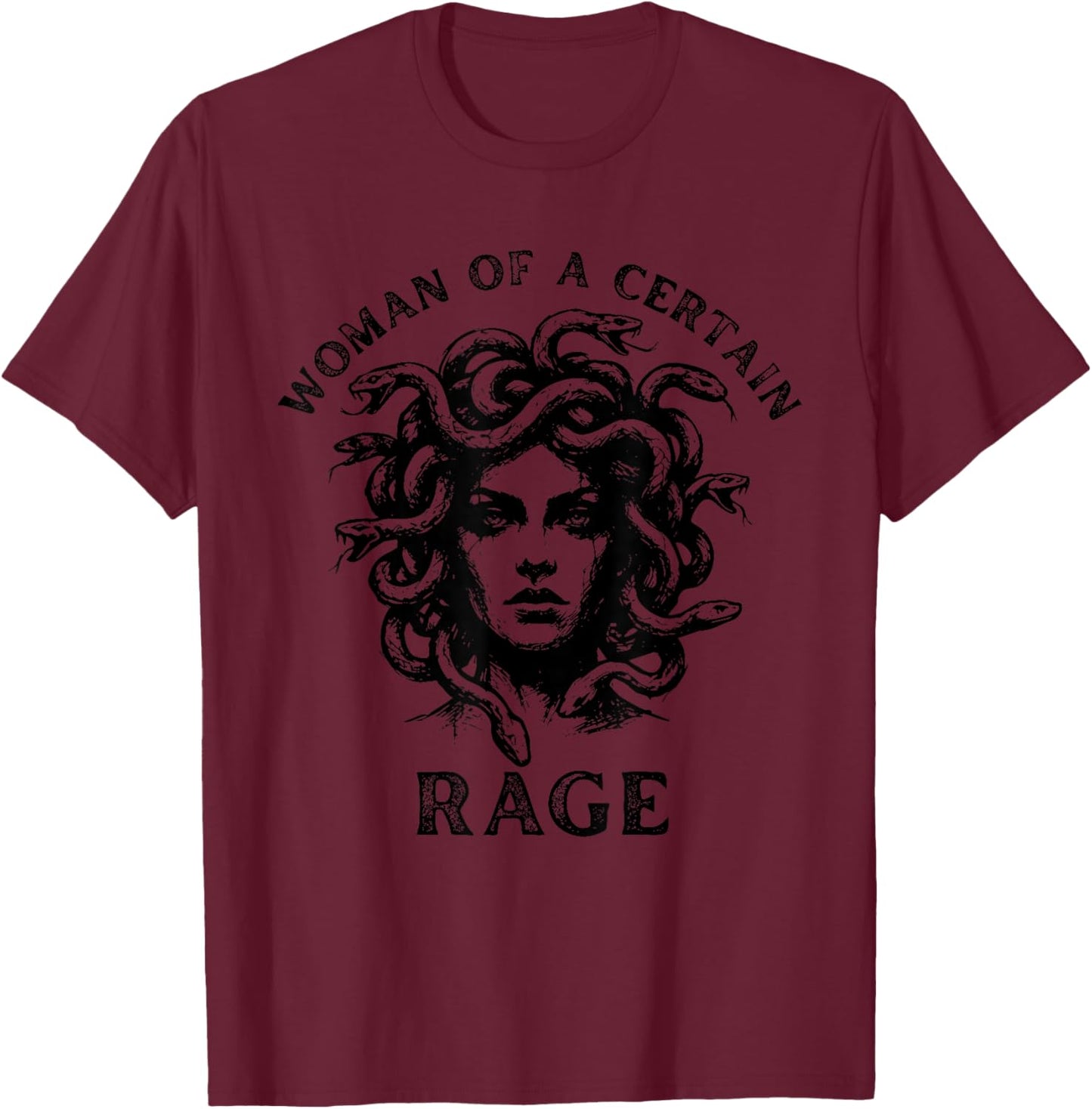 Woman of A Certain Rage Feminism Women's Right T-Shirt - T-Shirt | Maroon
