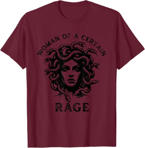 Woman of A Certain Rage Feminism Women's Right T-Shirt - T-Shirt | Maroon