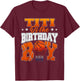 Basketball Titi of The Birthday Boy Family Matching T-Shirt - T-Shirt | Maroon