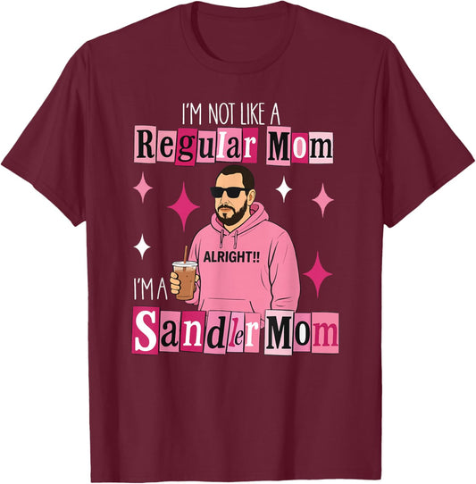 Not a Regular mom Funny Mother's Day T-Shirt - T-Shirt | Maroon