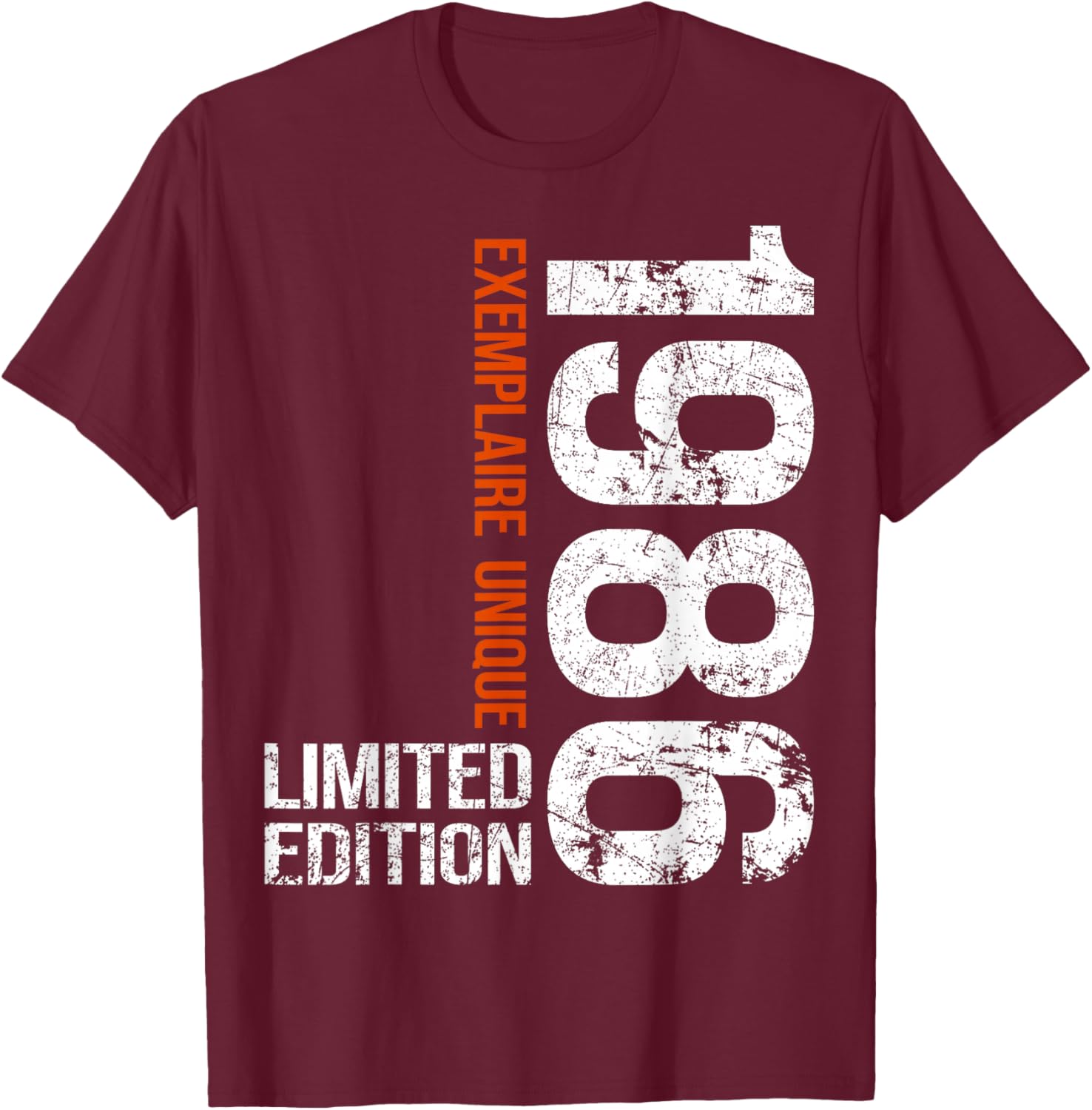 40th Anniversary 1986 Vintage 40 Years Men Vintage 1986 T-Shirt - T-Shirt | Maroon