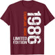 40th Anniversary 1986 Vintage 40 Years Men Vintage 1986 T-Shirt - T-Shirt | Maroon
