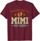 Soon To Be Mimi 2025 Promoted To Mimi Est 2025 T-Shirt - T-Shirt | Maroon