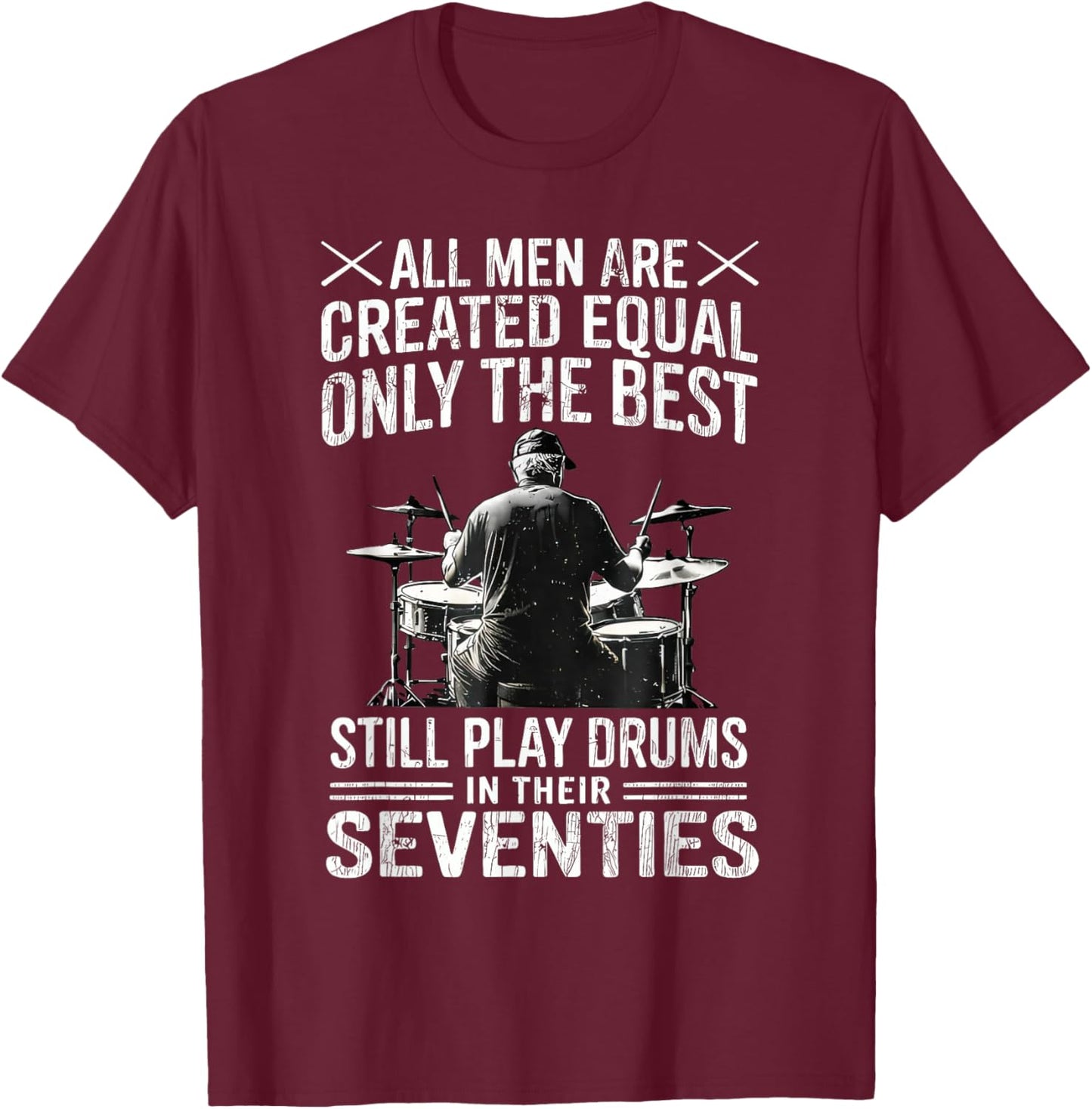 Drummers Men T-Shirt - T-Shirt | Maroon