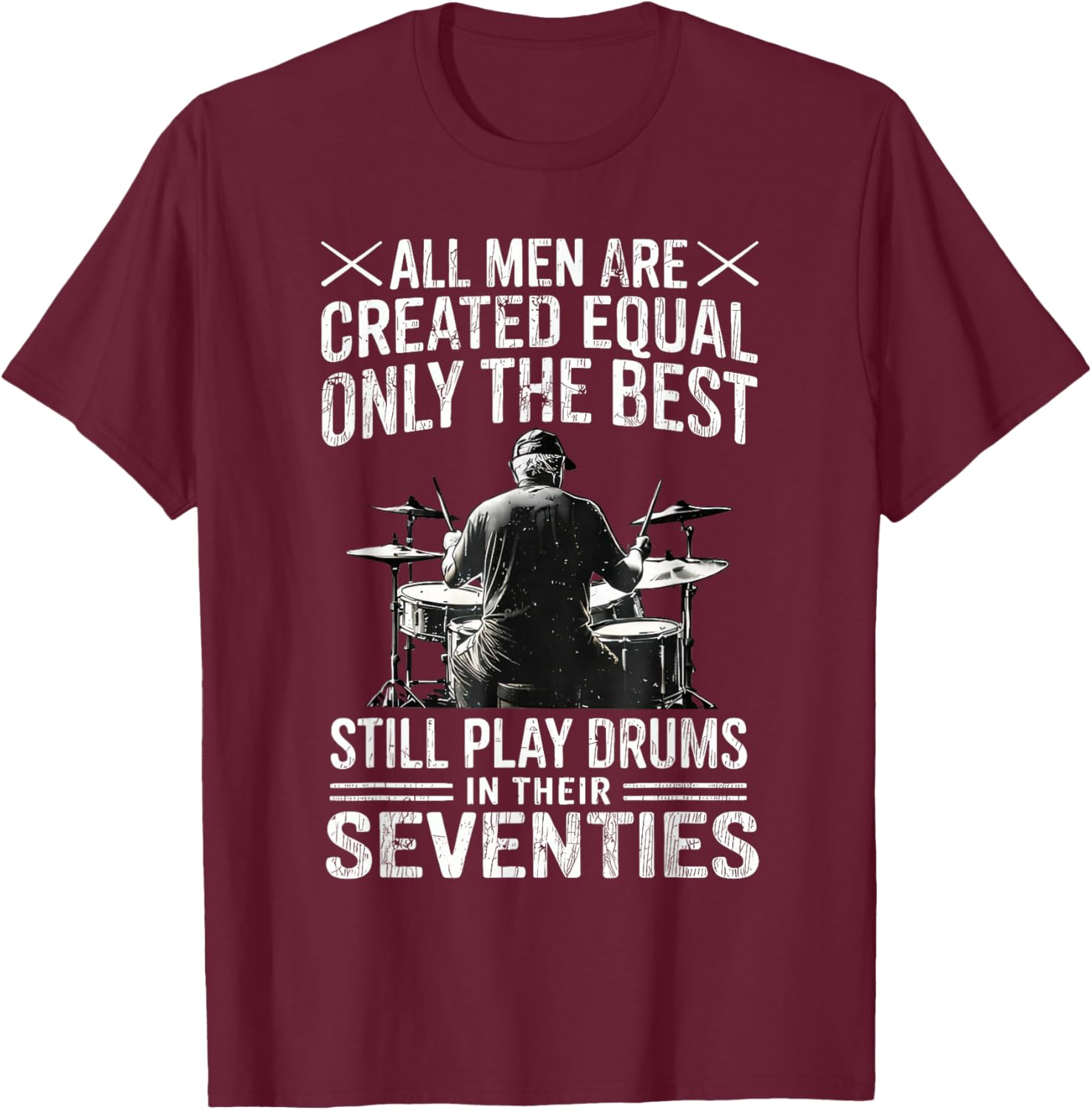 Drummers Men T-Shirt - T-Shirt | Maroon