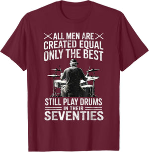 Drummers Men T-Shirt - T-Shirt | Maroon