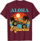 Hawaiian-Shirt Aloha Hawaii Monster Truck Youth Boy Toddler T-Shirt - T-Shirt | Maroon