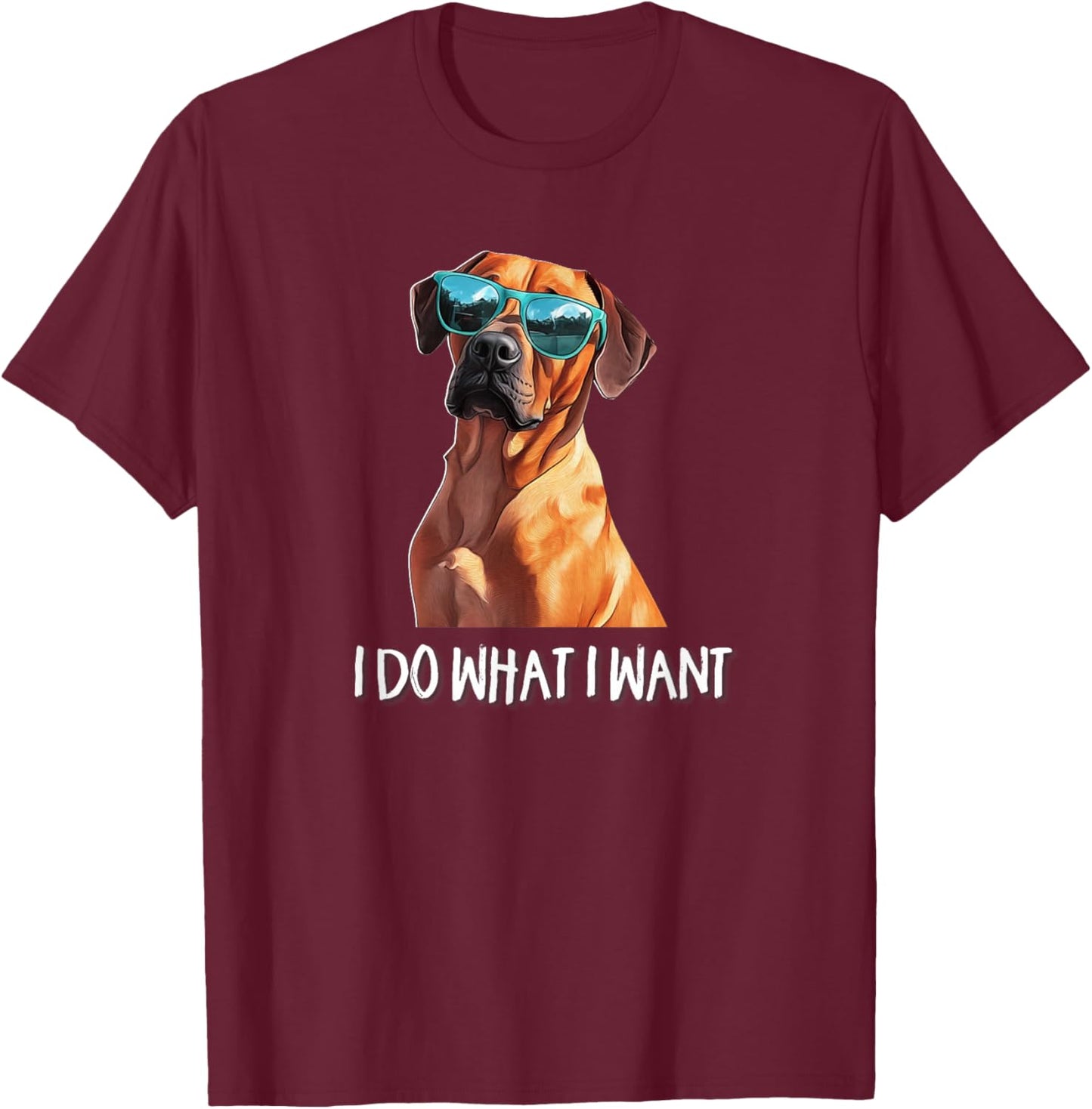 Kids Funny Do What I Want Rhodie Lover T-Shirt - T-Shirt | Maroon